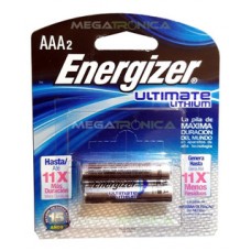 Pilas AAA lithium energizer